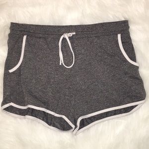 Grey sleeping shorts